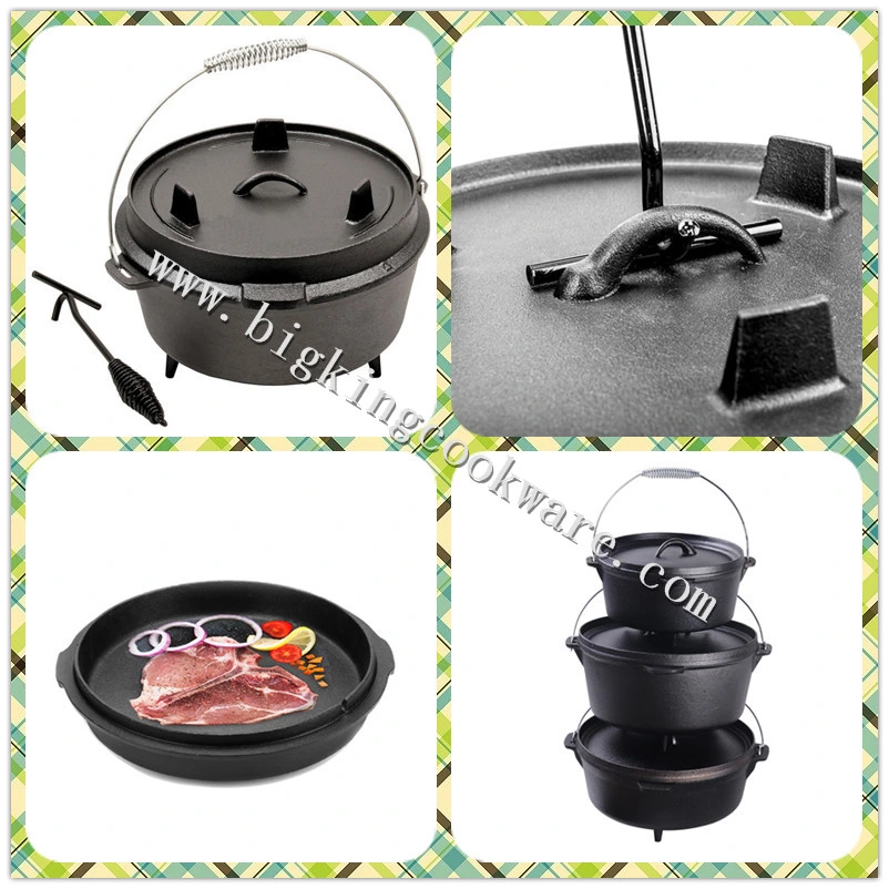 Three Legs Camping Outdoor Cast Iron Cookware